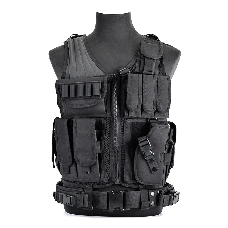 

Hunting Security Clothes Swat Tactical Vest Swat Jacket Chest Rig Multi-Pocket SWAT Army CS Hunting Vest Camping Accessories