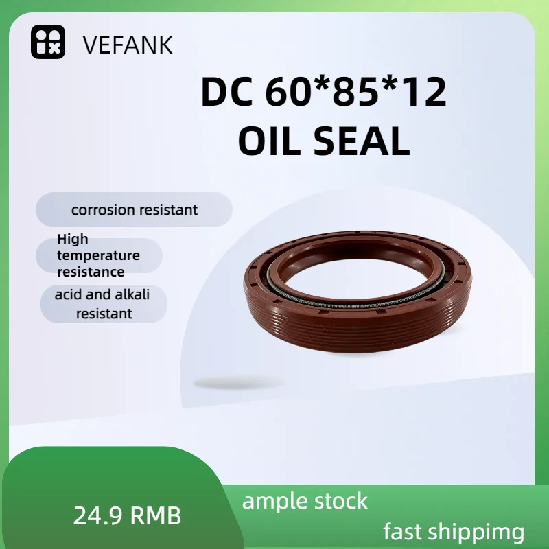 DC 60*85*12 Double-Lip Spring-Loaded Oil Seal for Automotive Axles – High-Quality Direct-from-Manufacturer