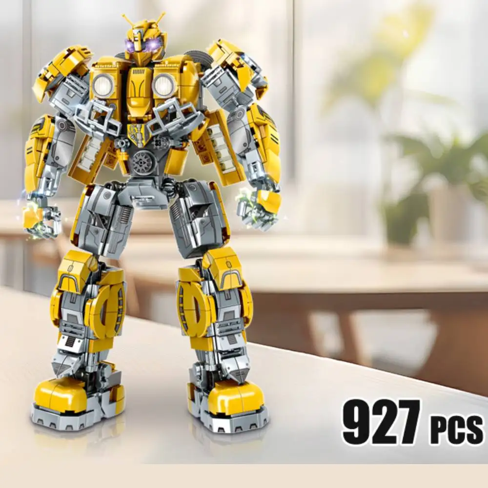 927 Pieces Robot Building Toy Set, Robot Construction Blocks Kit Model, Action Mech for Boys, Halloween And Christmas Gifts