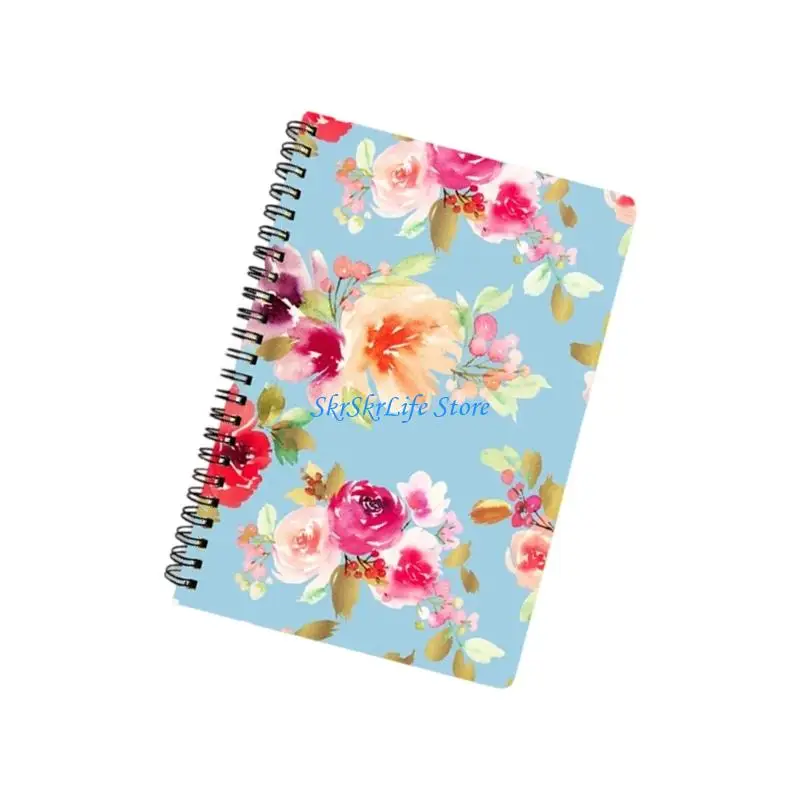 E65E A 5 Spirals Notebook Retro Writing Notebook Journal Notebook for Student