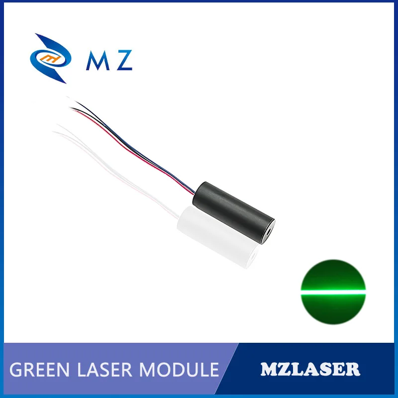 Green Line TTL PWM Laser Diode Module Hot Selling Compact Mini D14mm 520nm 50mw 5V Industrial Machine Line Laser