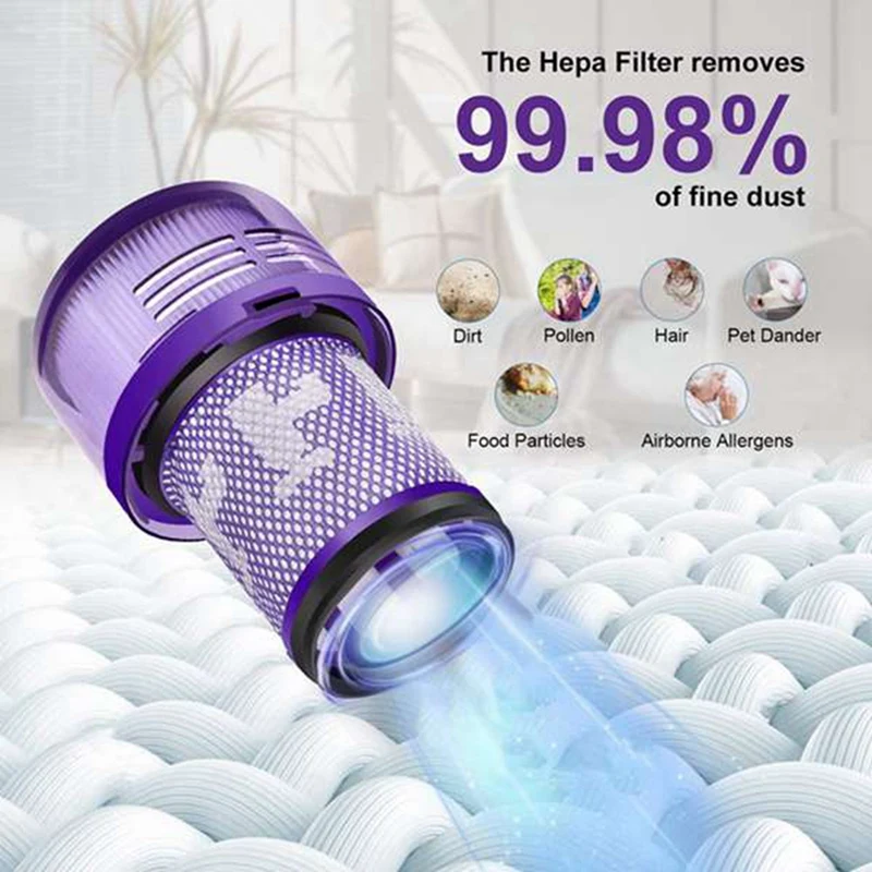 Filtro V12 compatibile con Dyson V12 rileva Slim, V12 Slim vacuum, confronta con accessori per pezzi di ricambio 971517-01