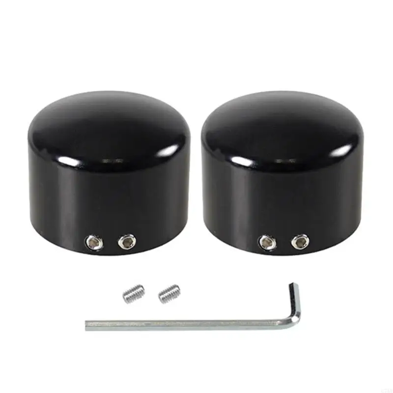

U75E Motorcycle Adjustable Front Nut Cover Accessories for Sportster Touring VRSC 2pcs