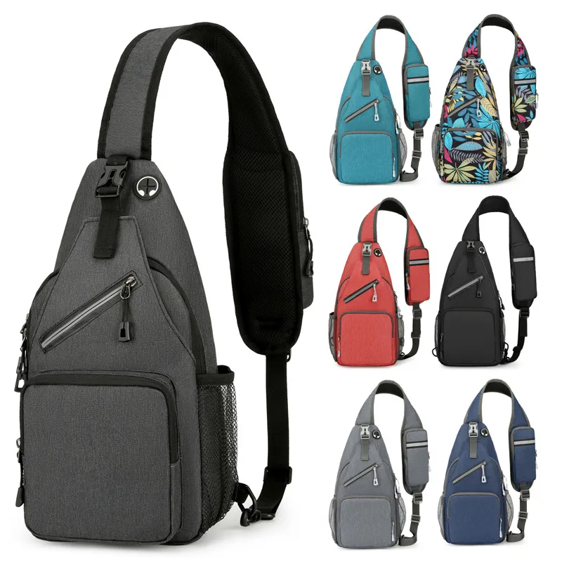 Lightweight Waterproof Outdoor Sling Bag Blocking Sling Backpack Crossbody Chest Bag Daypack for Hiking Travel Leisure Backpack