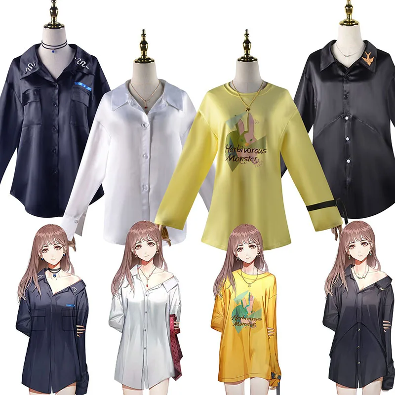 Игровой стиль и ночные костюмы для косплея, рубашка, прозрачный ветер, эрект, летний Бриз, Хронология Shamihai, безсонный телефон