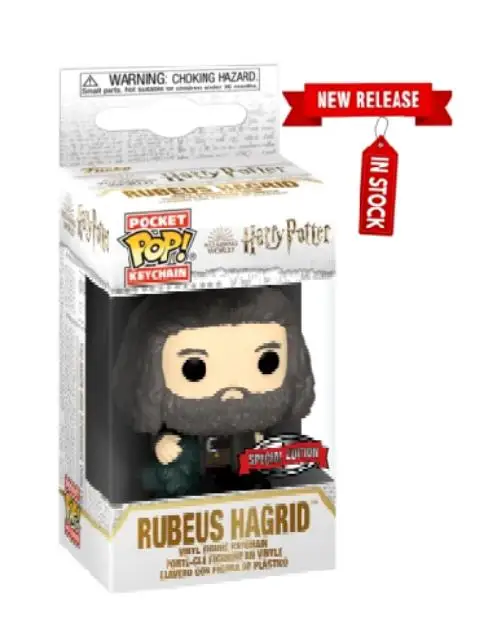 Funko pop Rubeus Hagrid chaveiro PVC Action Figure Coleção Modelo Brinquedos Para crianças Presentes de Natal
