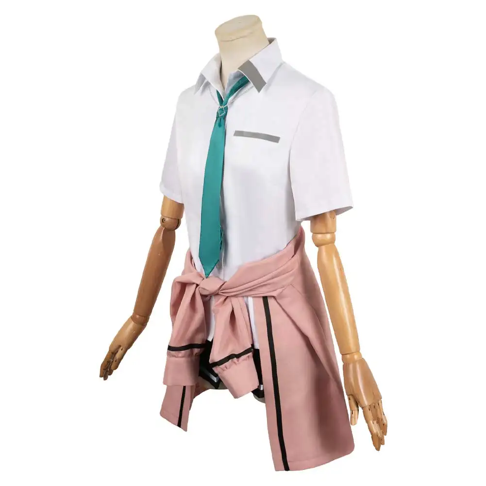 Ayase Saki Anime Days with My Stepsister Cosplay Fantasy Costume Disguise for Women Girls School Uniform Halloween Carnival Suit