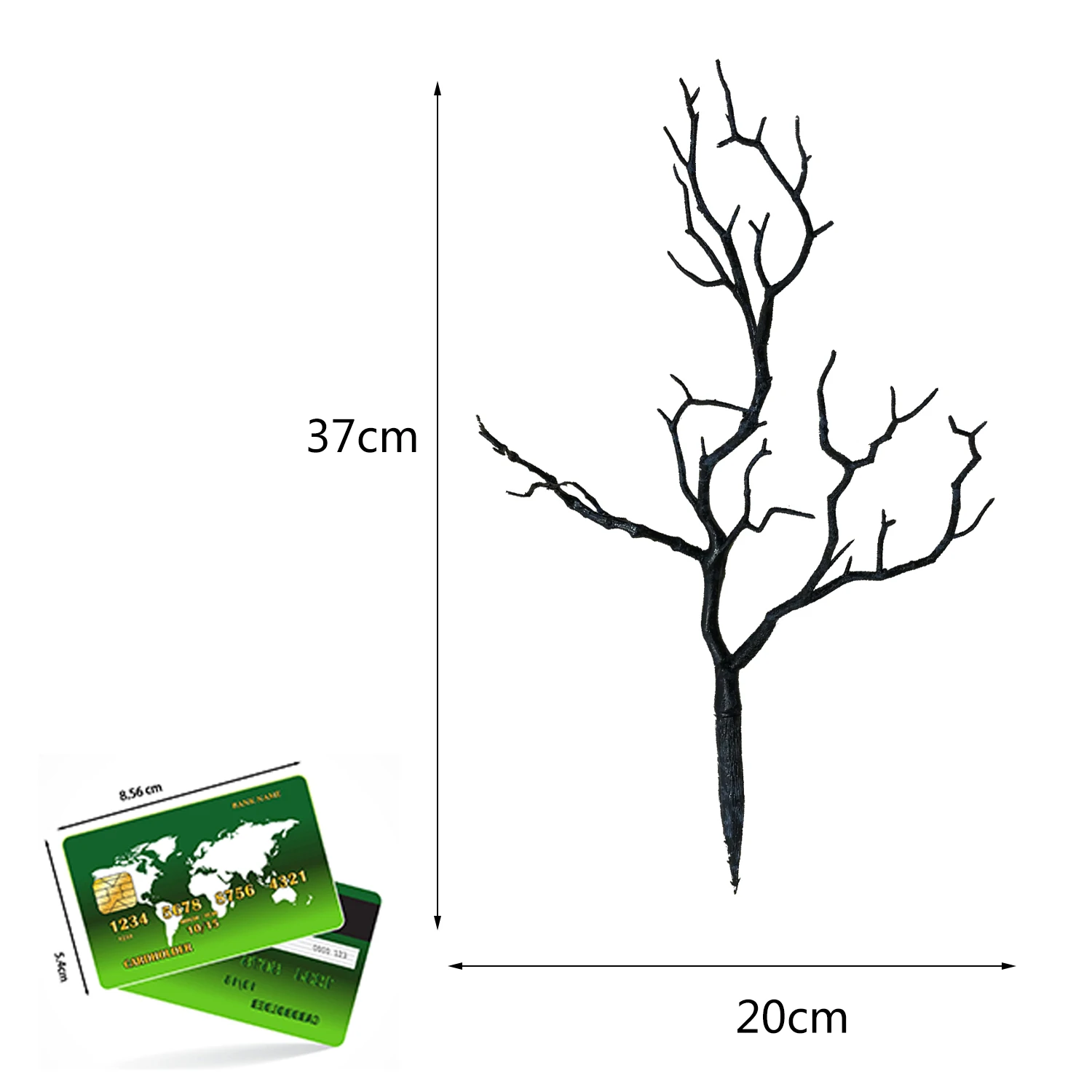 Black White Artificial Tree Branch DIY Party Decoration Plastic Simulation Fake Plant Tree for Hotel Store Restaurant Decor