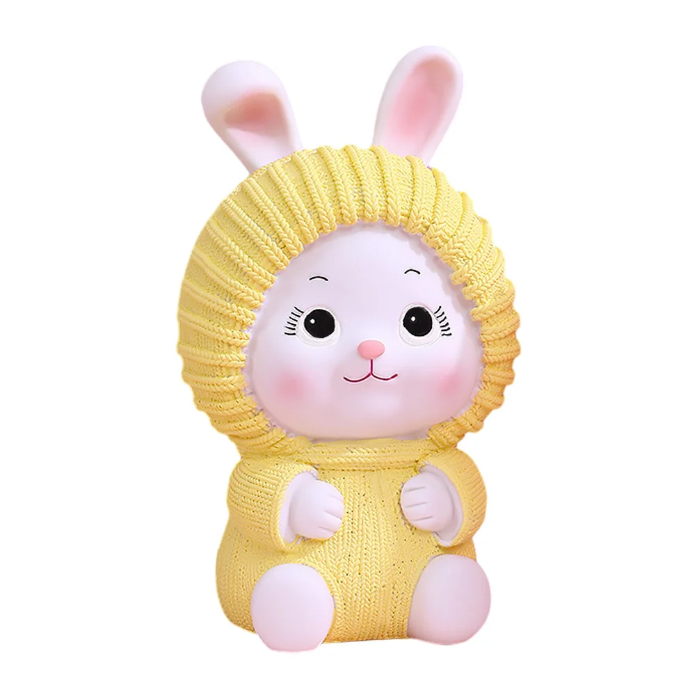 Vinyl Bunny Spaarpot Creatieve Muntautomaat Decoratieve Spaarpot Mooie Spaarpot voor Cadeau Vinyl Spaarpot Bunny-vormige Geldpot