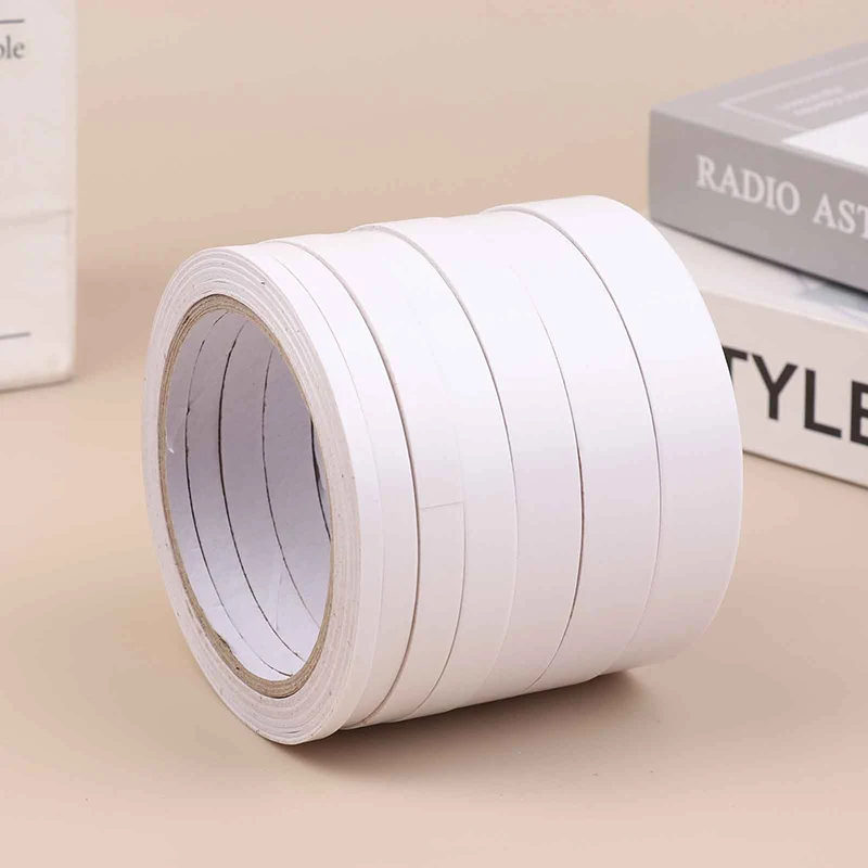 Strong Double Faced Powerful Hand Tearing Adhesive Tape 2Rolls 17M Double Sided Tape For Mounting Fixing Pad Sticky Paper