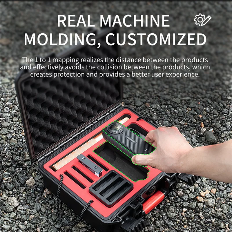 

STARTRC Camera Storage Case For Shadowstone Insta360x4 Storage Case Large Capacity Handheld Convenient Safety Case-AAAE