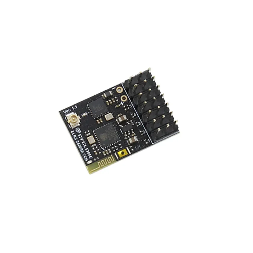 Receptor ELRS 2,4 Ghz PWM 7CH CRSF compatible con protocolo ELRS 3,2 PWM/CRSF antena de tubo de cobre para RC FPV Drone avión