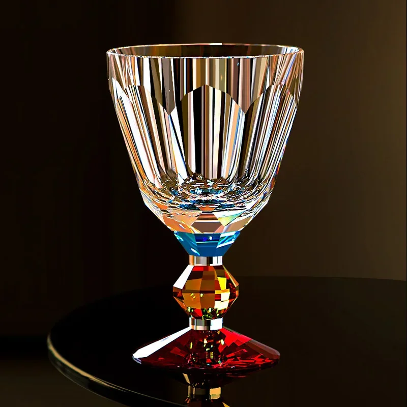 Crystal Champagne Flute French Romantic K9 Lead‑Free Handmade For Home Tabletop Ornament Housewarming Gift Wholesale Party Decor