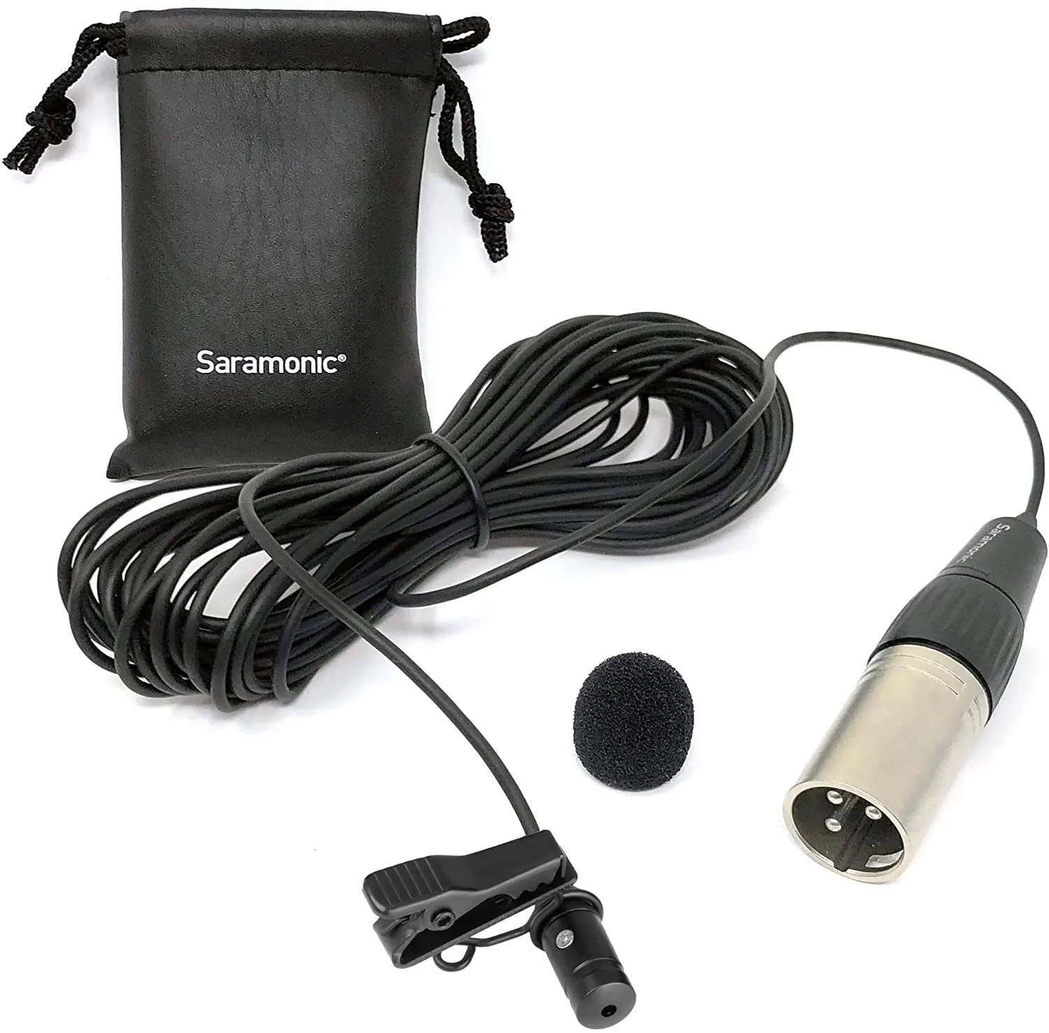 

Saramonic XLAVMIC-O XLR Phantom Power Lavalier Omnidirectional Microphone with 6M Cable Professional Video Microphone