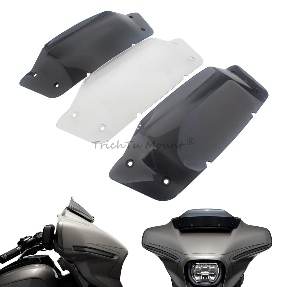 7inch Windscreen Fairing Front Windshield Wind Deflector Motorcycle Accessorie FIit For Harley CVO Street Glide FLHXSE 2023 2024