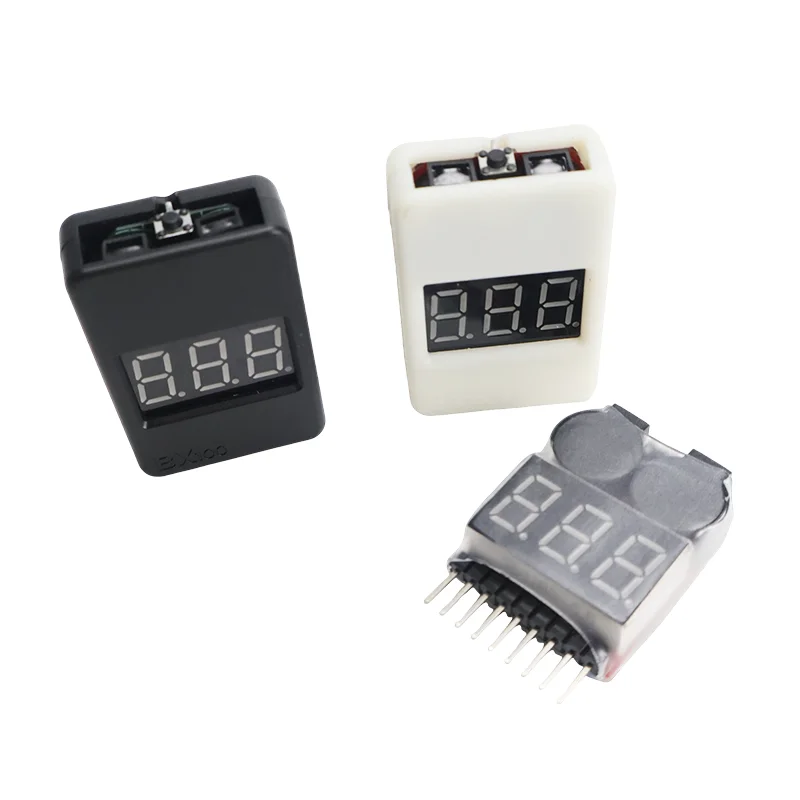 1-8s Lipo Battery Voltage Tester/Low volt buzzer Alarm/Battery Voltage meter monitor Checker 3.7V-22.2V For Rc Lipo Battery