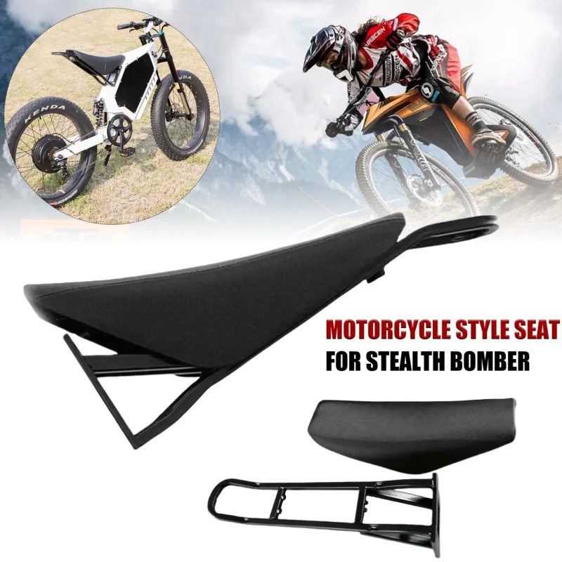 Stealth Bomber Electric Mountain Bike Beach Cruiser Motorcycle PU Saddle Seat