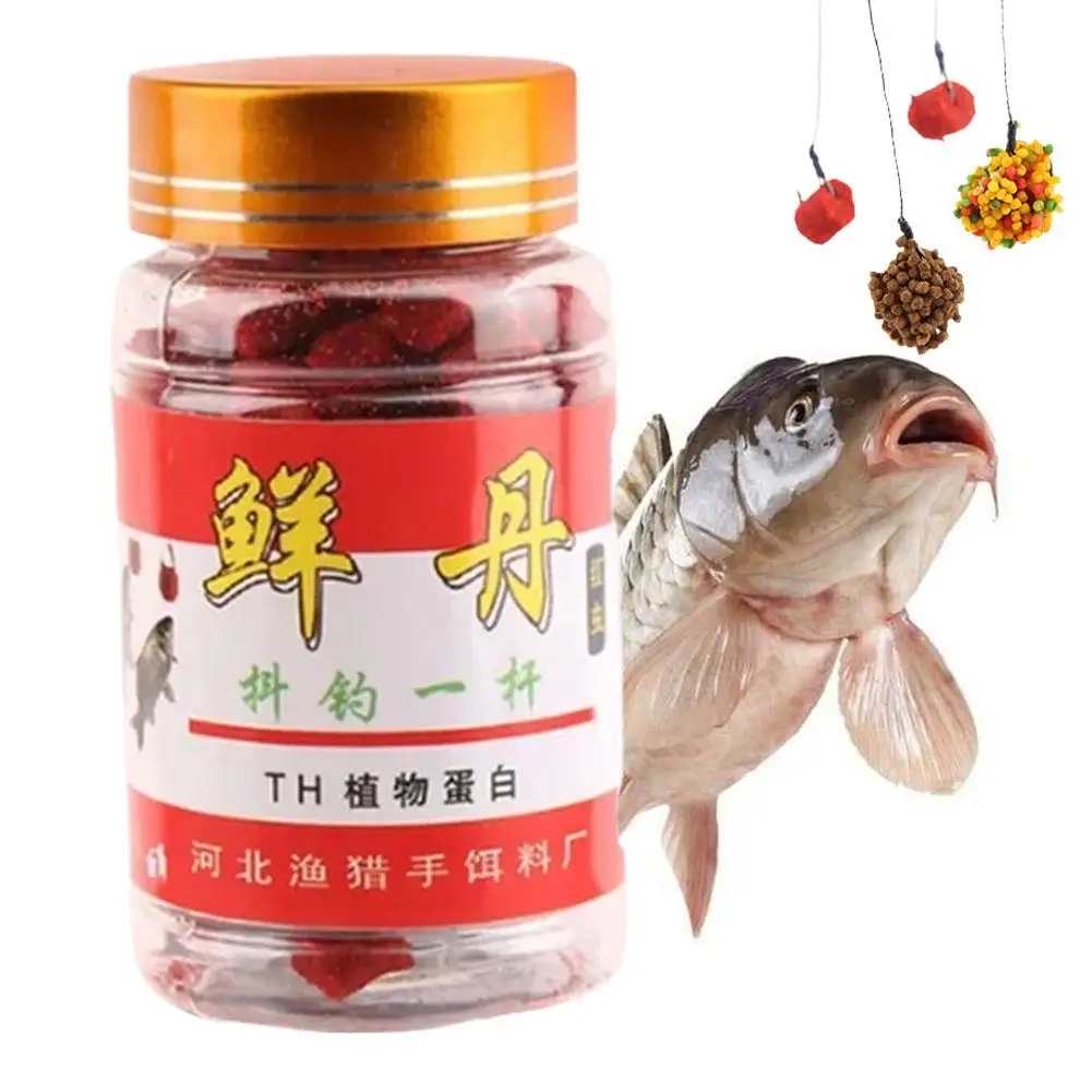 Natural Bait Pellets Hanging Bait Scent Fish Attractants For Baits High Protein Fishy Smell Bait Portable Effective Fishing J5o1