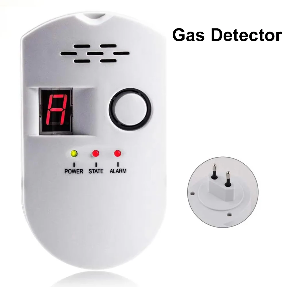 CPVAN GAS Detector Natural Leak Combustible Monitor for Home safety protection Wireless Gas Detector For Home Alarm System