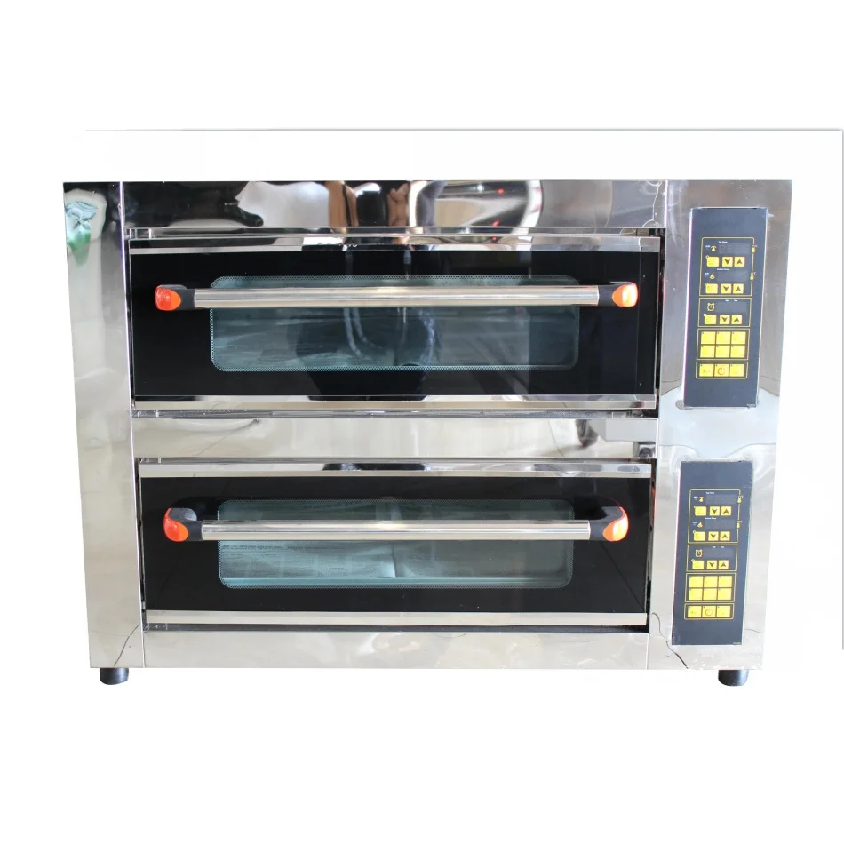 

Commercial 2 Layers Electric Pizza Oven with Gas Burner Baking New Condition for Restaurants and Bakeries Electric Oven
