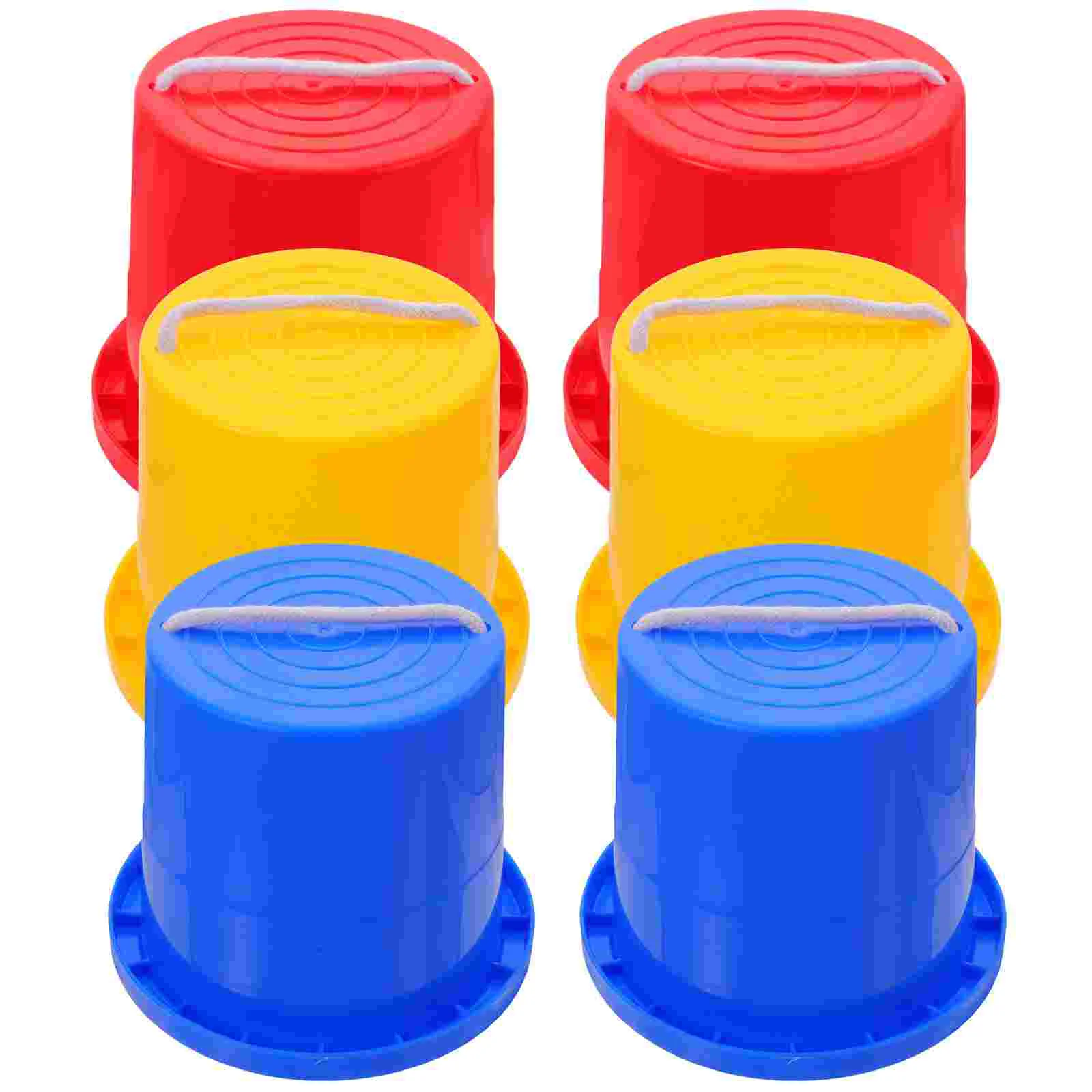 

3 Pairs Outdoor Toys for Kids Children Stilts Set Jump Shoes Jumping Buckets Toddler