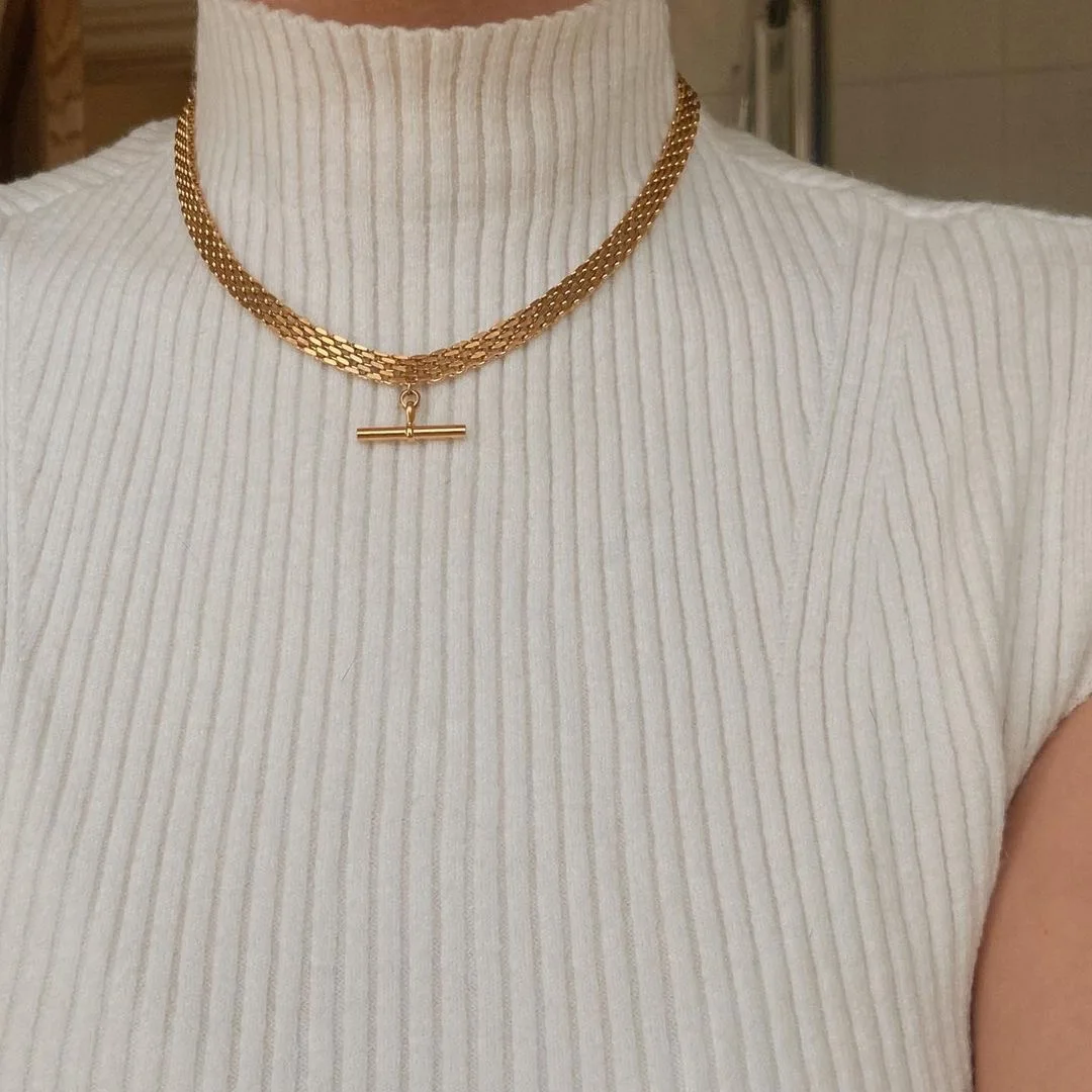 New Fine Balance beam pendant Necklace for Women Geometric Simplicity 316L Stainless Steel Vintage Kpop Aestethic DIY