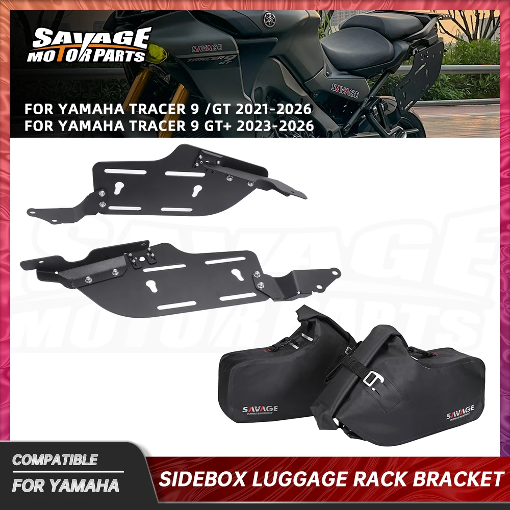 2026 Tracer 9 /GT Top Case Tail Box Cargo Storage Suitcase For Yamaha Tracer 9 GT+ 2023 Motorcycle Rear Trunk Luggage Toolbox