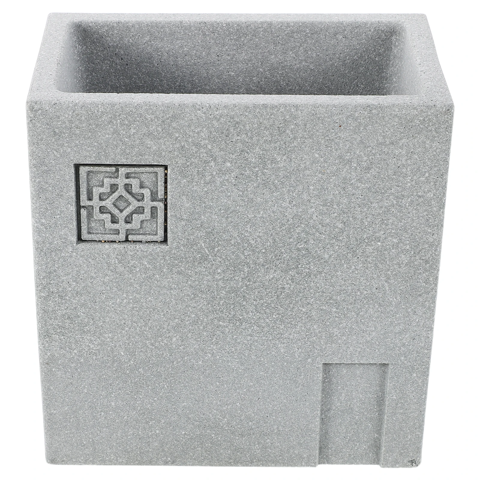 Stone Flower Pot Planter Decorative Sandstone Garden Bonsai Stand Powder Container Sturdy Microlandscape Base Funny