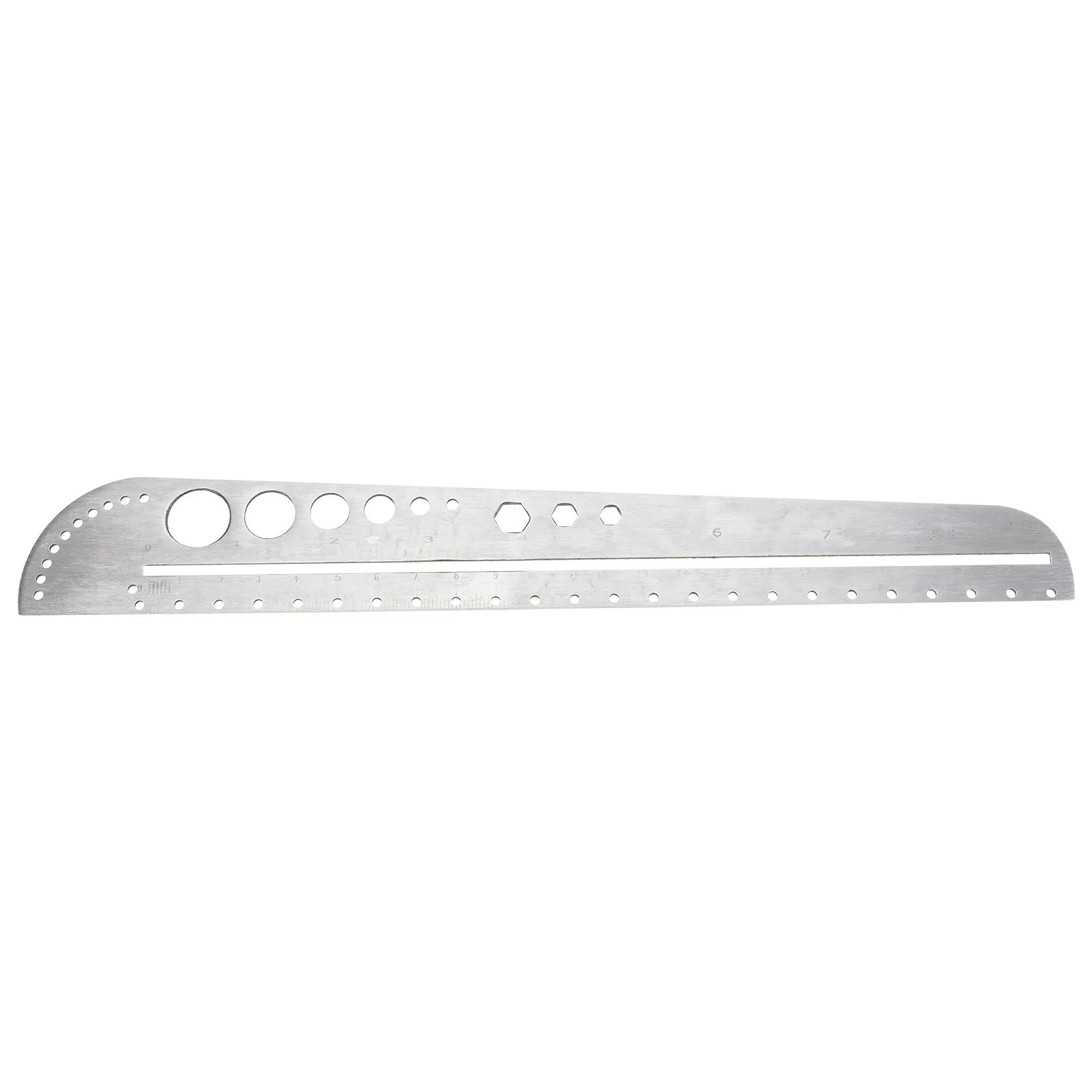 Ruler Tool Drawing Measuring Halloween Christmas Multifunction Stainless Steel Sturdy Circle Indicator Template Protractor