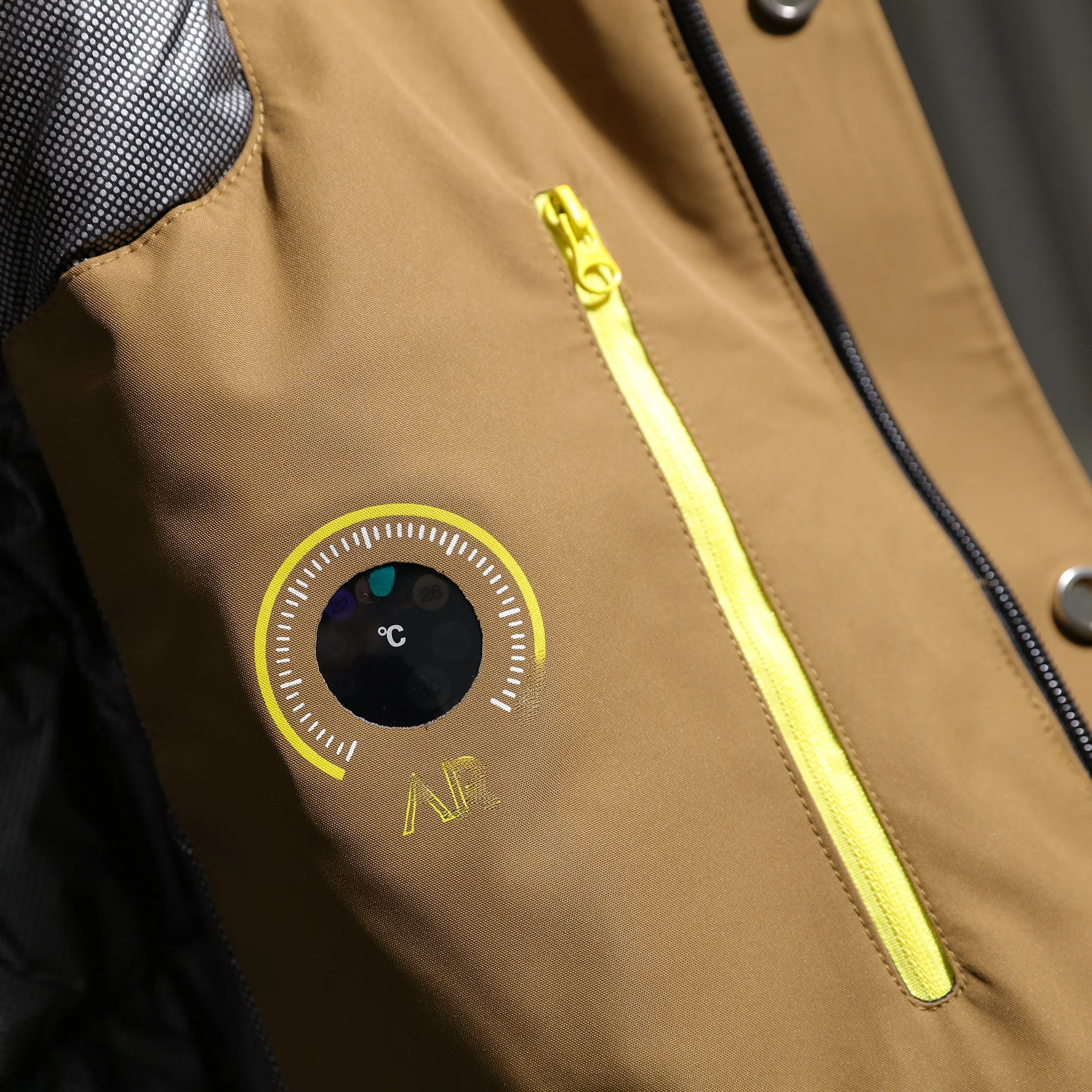 Thiened aphene down Jaet Ritenzione del calore all'aperto da uomo Faionable Urban Sle Youth Lunghezza regolare Colore puro