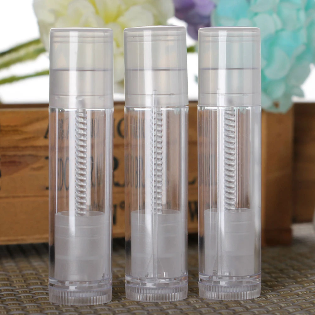 

60pcs Empty Lipstick Tube Diy Lip Balm Container Reusable Waterproof Durable Lightweight Travel For Women Girls