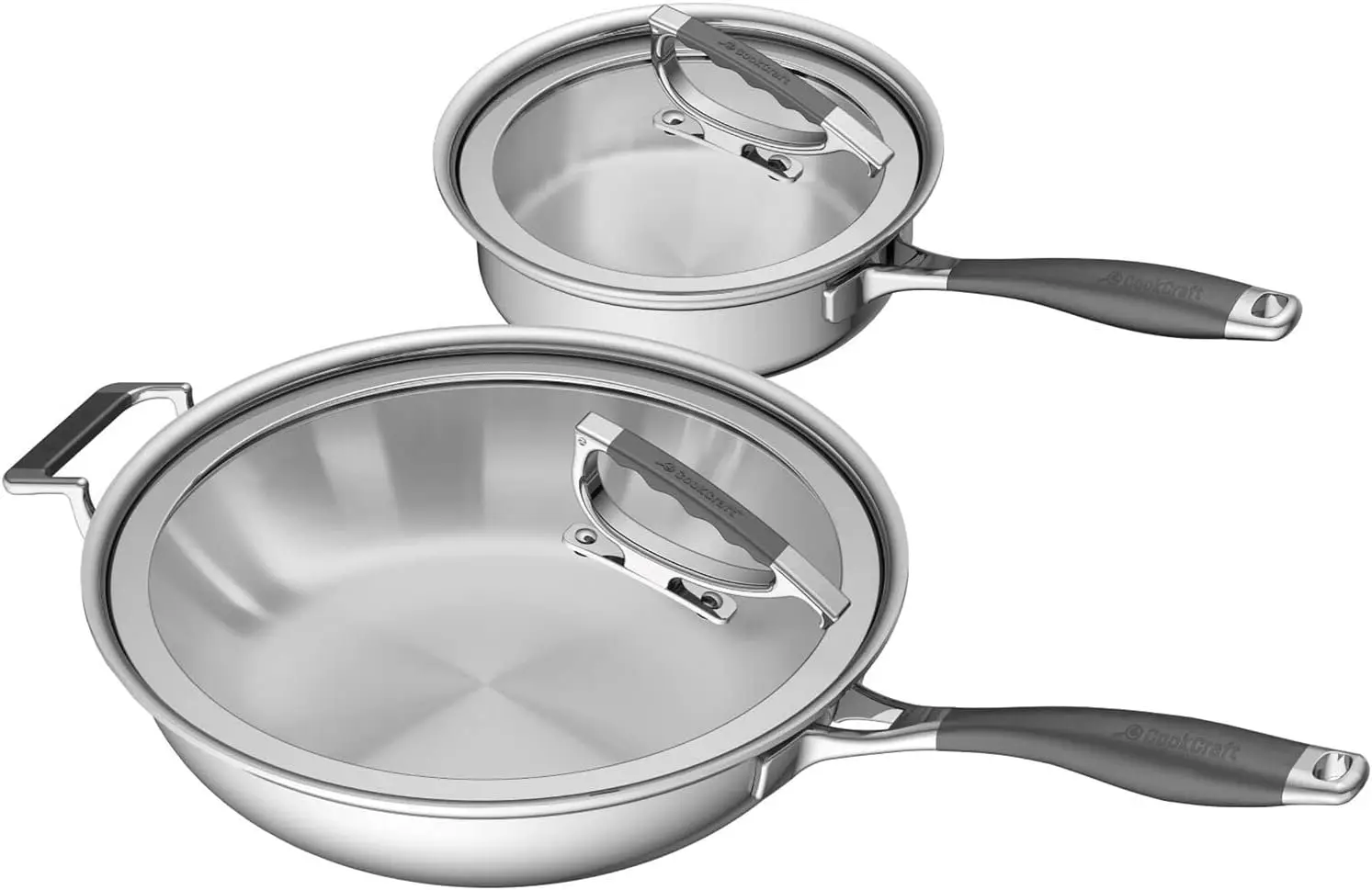 4-Piece Collection Cookware Set With 13-Inch French Skillet And 8-Inch Saute Pan