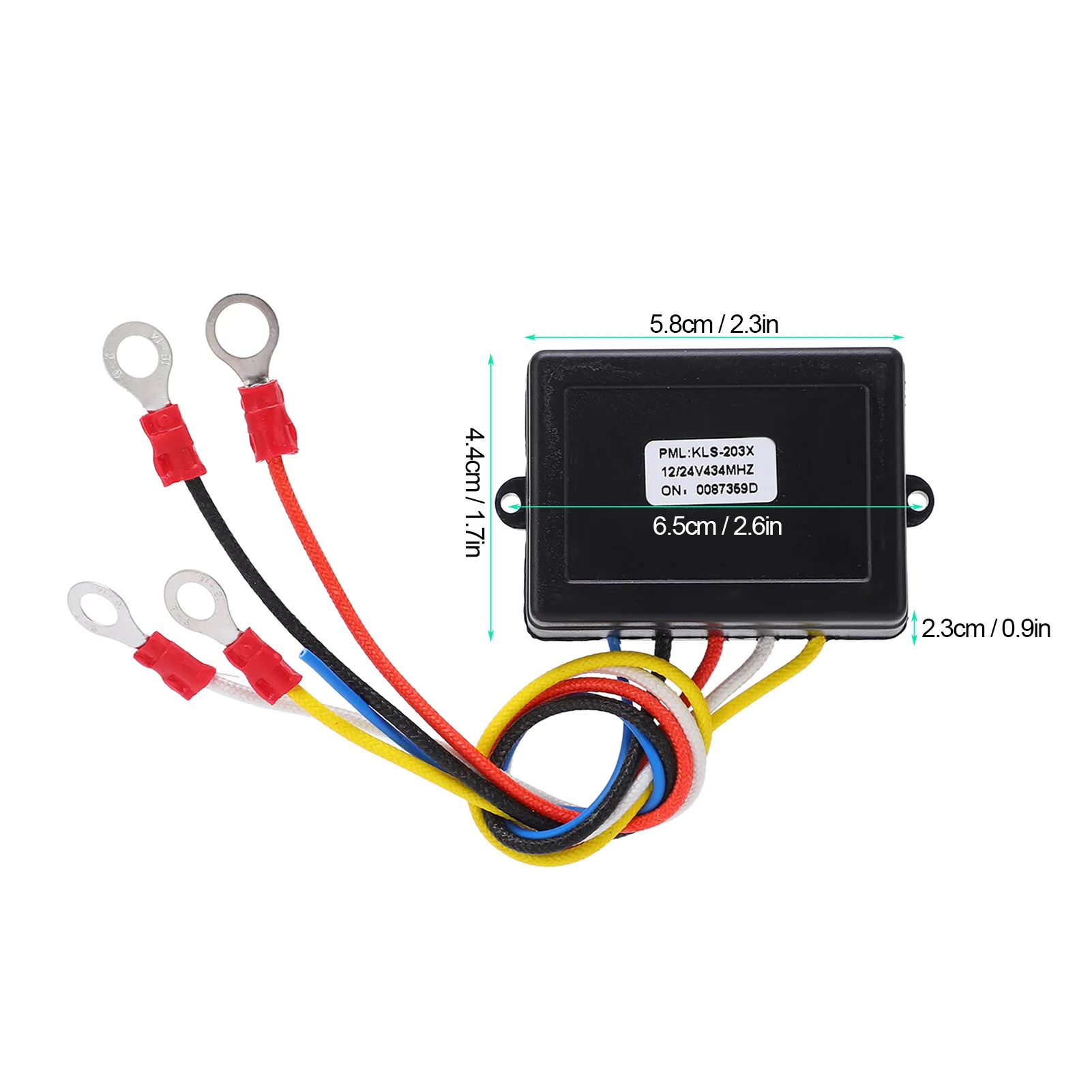 Produktbild von Drahtloses Windensteuerungs-Kit – 12V/24V Fernbedienung Mit Empfänger, Reichweite Bis 23 M, Für Auto, LKW, ATV, SUV
