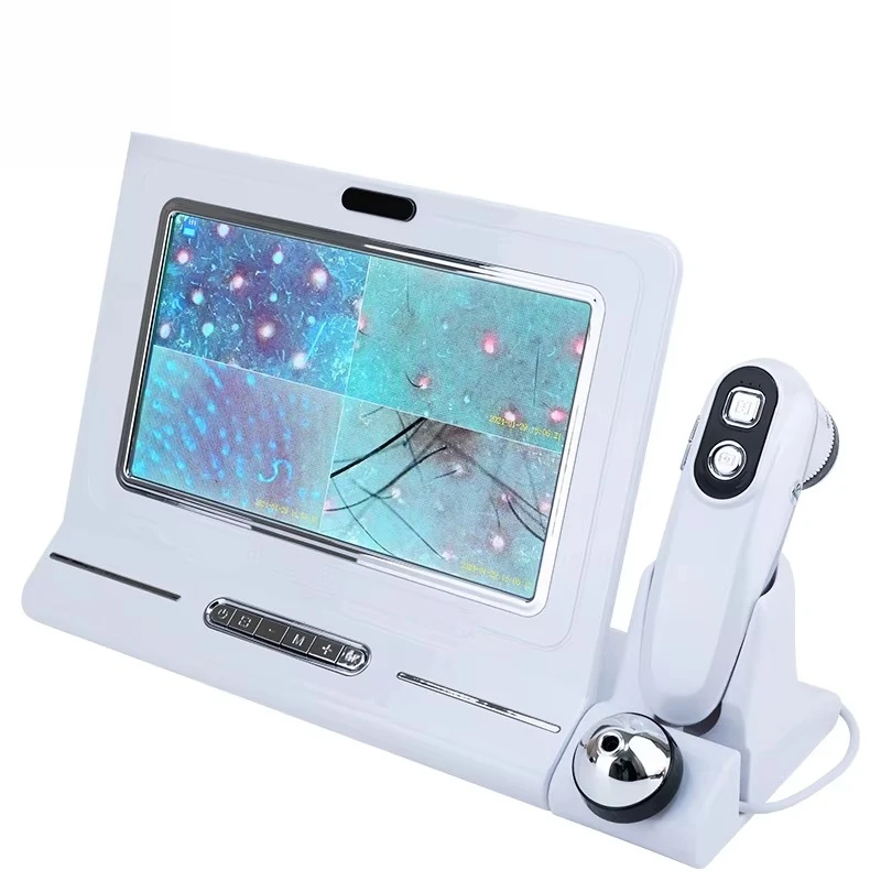 Portable Salon Hair Analyzer, Scalp Scanner, Hair Analysis Machine, Professional Skin Detection Tool