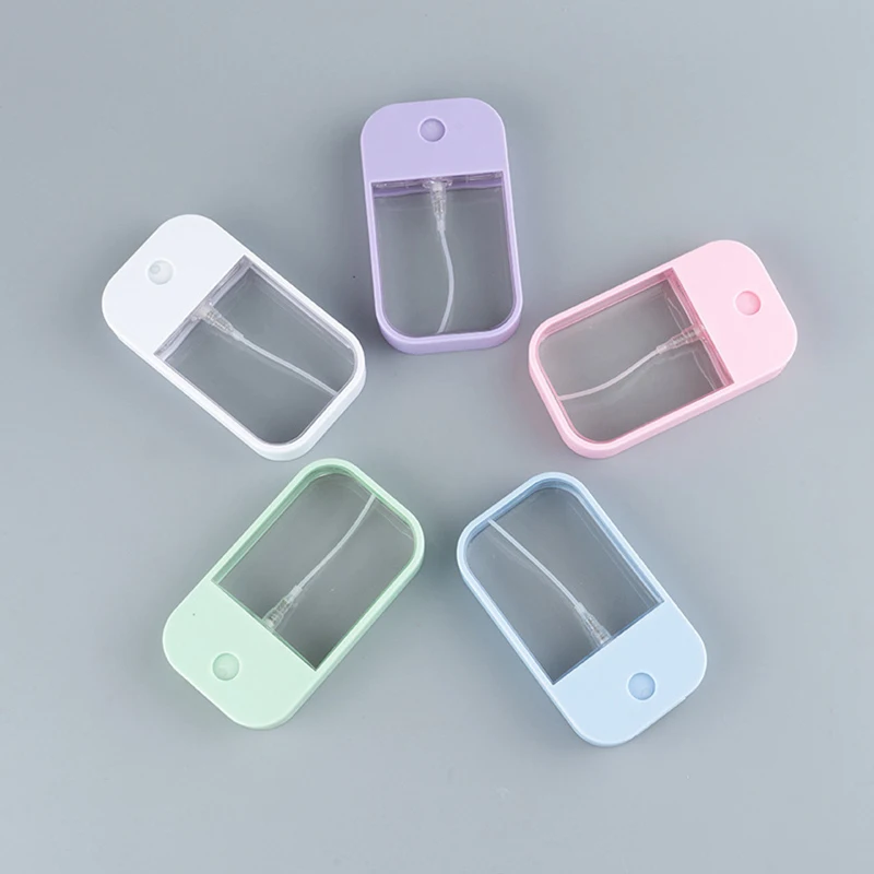 Apple Spray Card Bottle 45ML Portable Color Card Plastic Perfume Bottle Mobile Phone Shape Alcohol Spray Travel Size