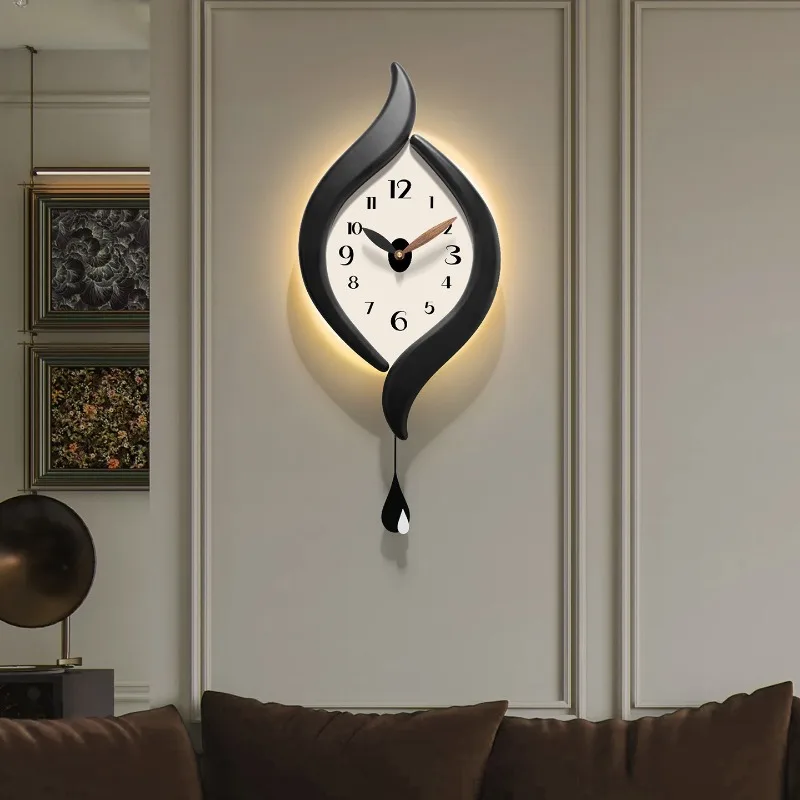 Design Xenomorph Wall Clocks Digital Interior Modern Aesthetic Silent Clock Wall Creative Luxury Reloj De Pared Home Decoration