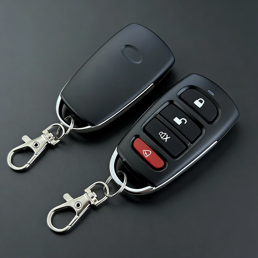 2pcs Duplicator 433 Mhz Universal Garage Door Control Remote Control Fixed Learning Code Clone Self-copying Automation Door