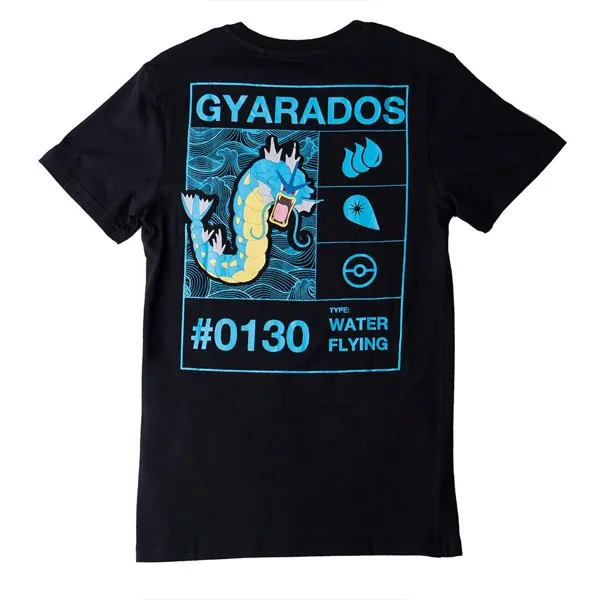 Camiseta Informal Pok É Mon - Magikarp y Gyarados, Marca de Lujo para Hombres, Mujeres y Niños
