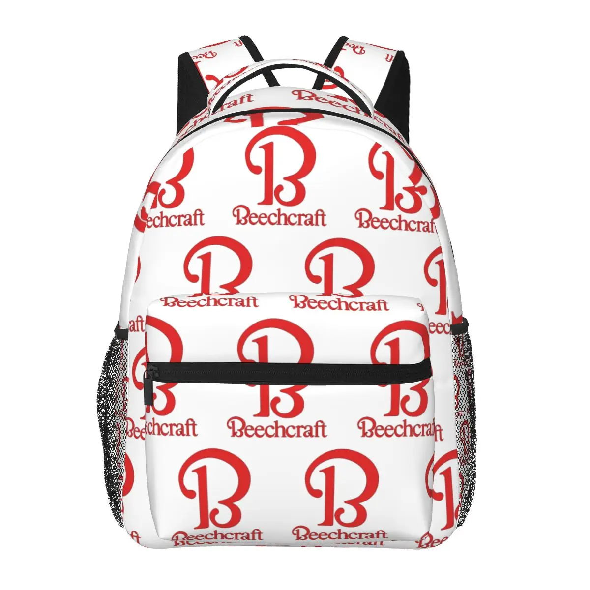 Beechcraft Aircraft Aviation Student Backpack School Bag Hiking Travel Daypack for Boys Girls Fashion Bookbag Shoulder Bags