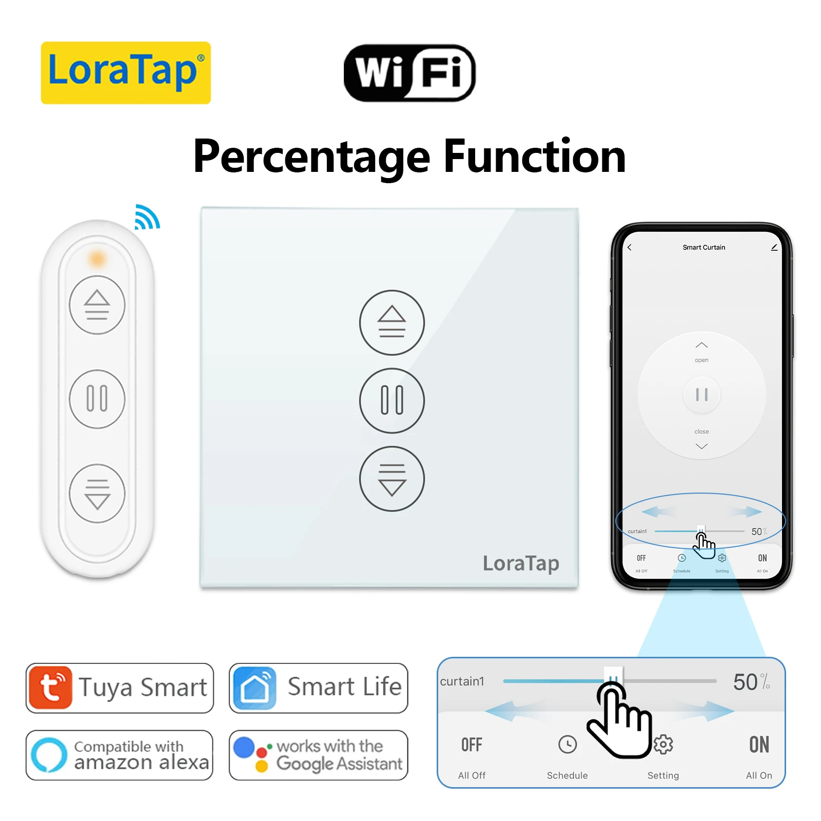 Tuya Smart Life 원격 제어 기능이 있는 전동 블라인드용 EU WiFi 롤러 셔터 커튼 스위치 Google 홈 Aelxa Echo Smart Home