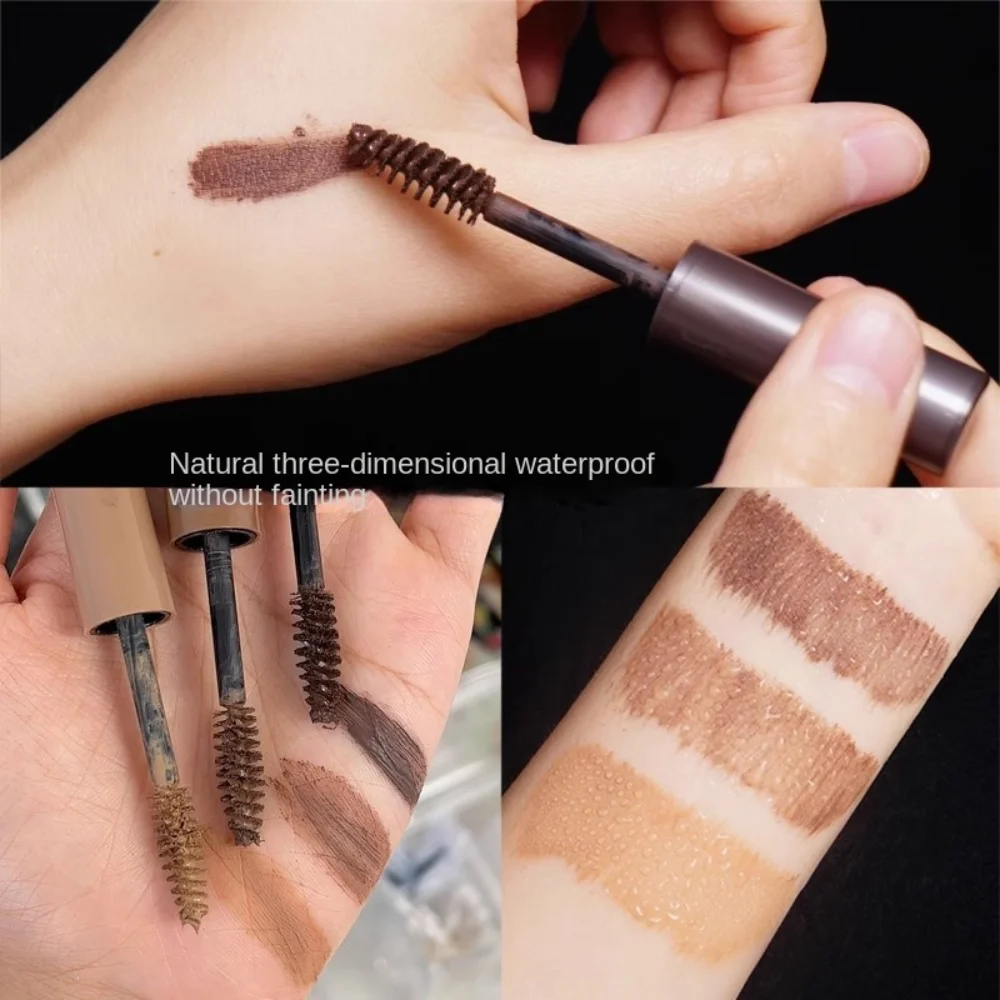 Wenkbrauwpen Bruine vloeibare wenkbrauwcrème Waterdicht Natuurlijk wenkbrauwpotlood Sneldrogend Ultrafijne wenkbrauwversterker Damesmake-up