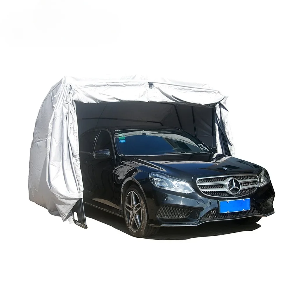 

Heavy Duty Portable Lockable Carport Anti UV Waterproof Retractable Car Shed Car Shelter