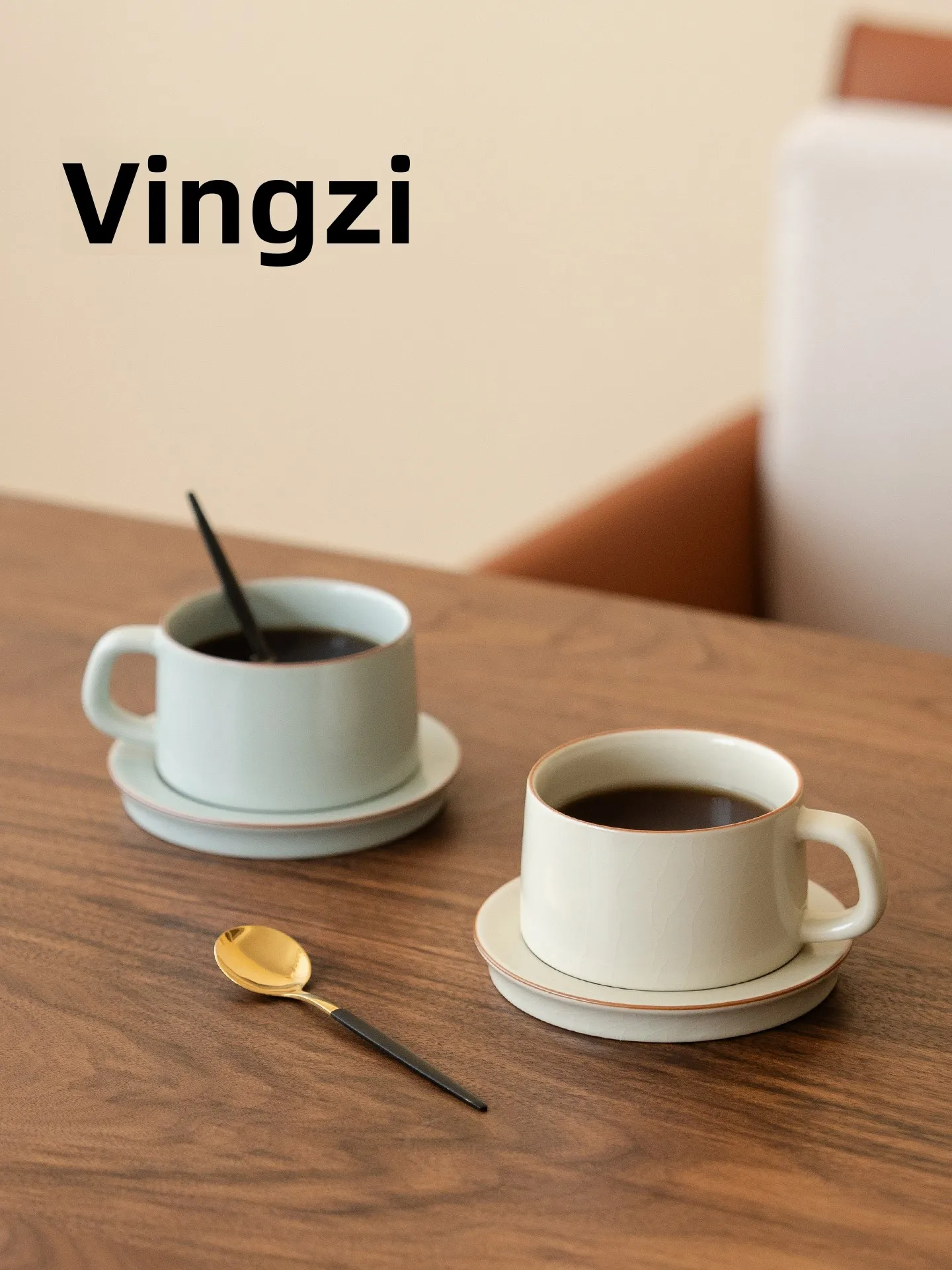 elegant-bamboo-coffee-cup-set-with-spoon-for-office-afternoon-tea-high-quality-ceramic-handmade-narrow-mouth-coffee-cup