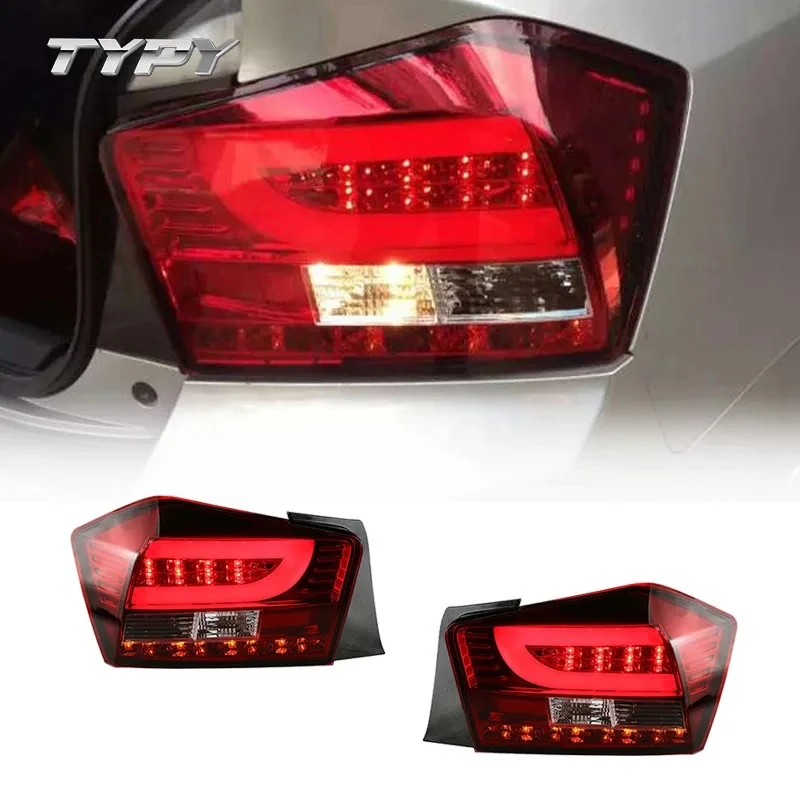 Car Tail Lamp Rear Lamp Modified LED Tail Light Turn Signal Lamp Brake Light For Honda City 2009-2012 2008-2014