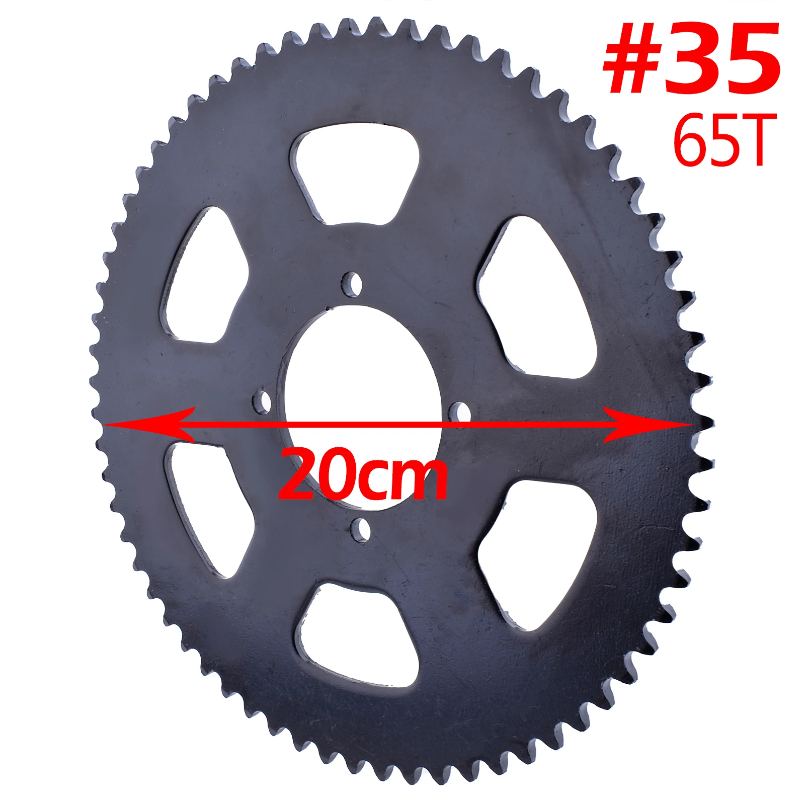 65T Tooth with #35 Chain for Electric Motorcycle Mini Moto ATV Quad Dirt Pit Pocket Bike Scooter Parts Can Use with KR5V Motor