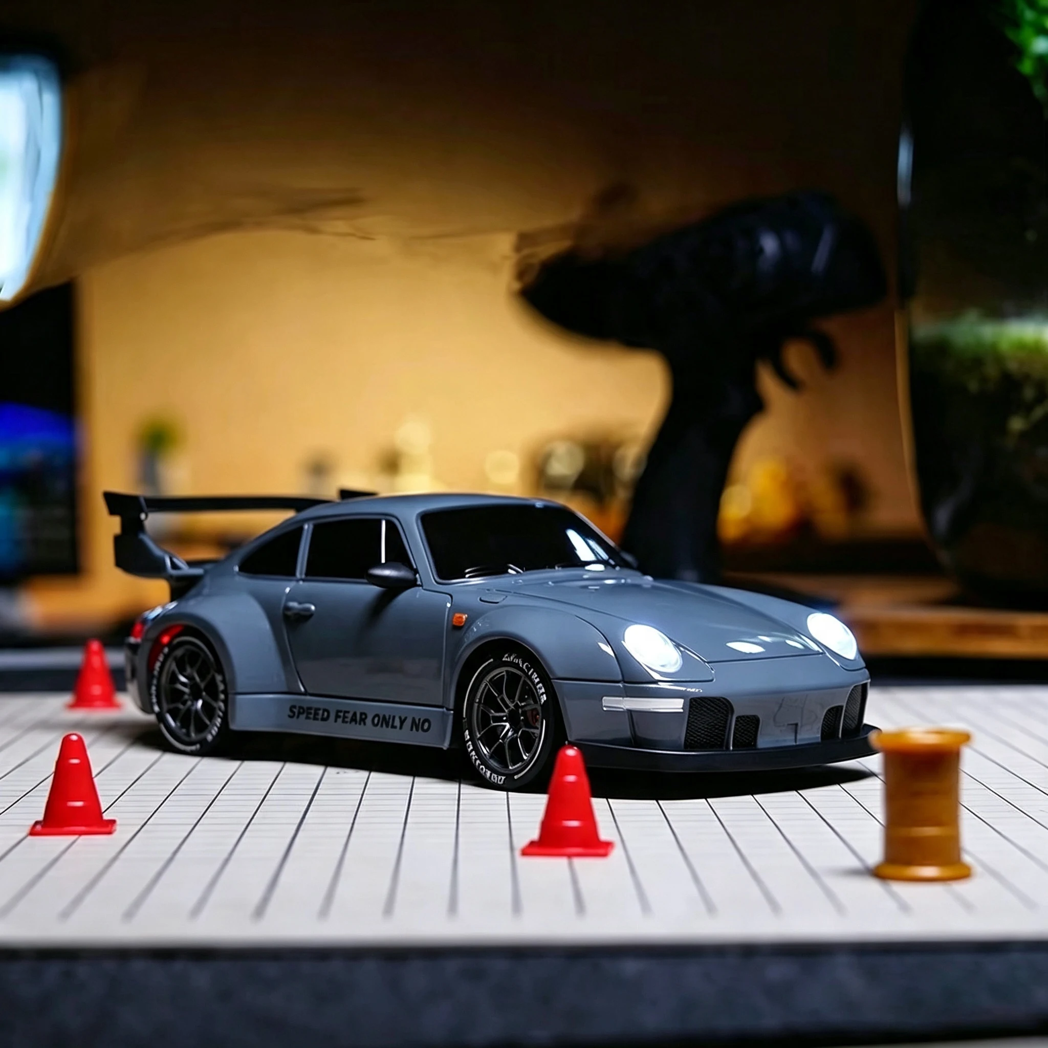 Professional 1/24 RC Drift Car, 4WD Full Proportional Steering Racing Model, Desktop Birthday Gift for Boys Kids ﻿