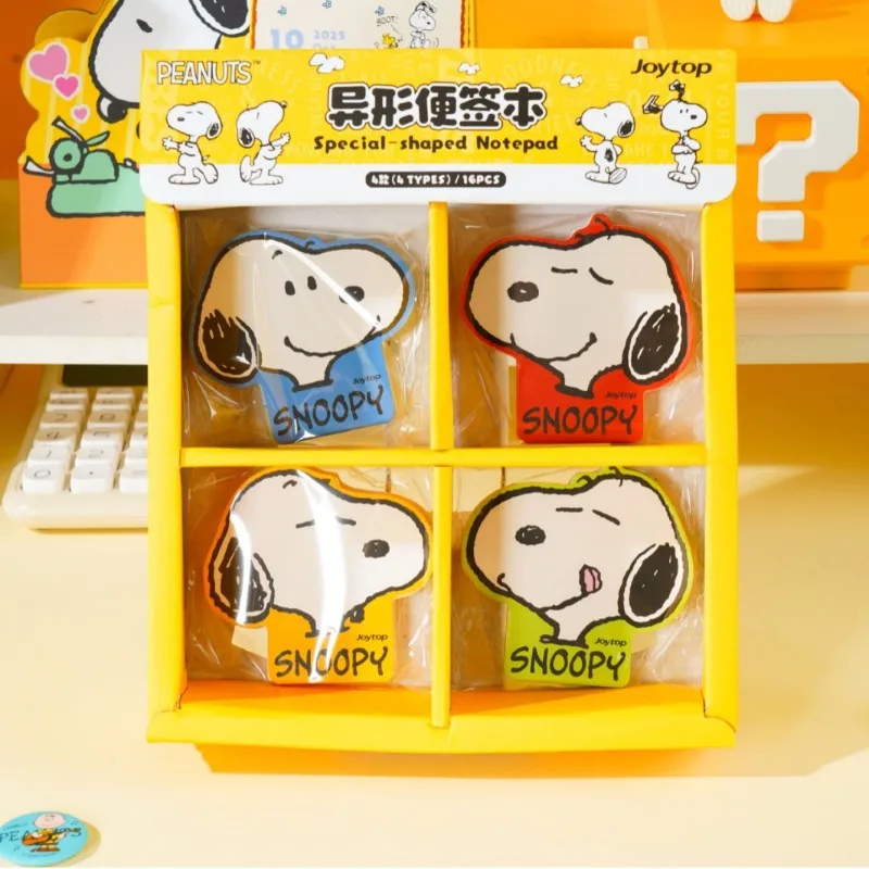 Creative Snoopy Portable Notepad Anime Action Figure Cute Cartoon Stationery Toy Merchandise Decoration Birthday Gift for Friend