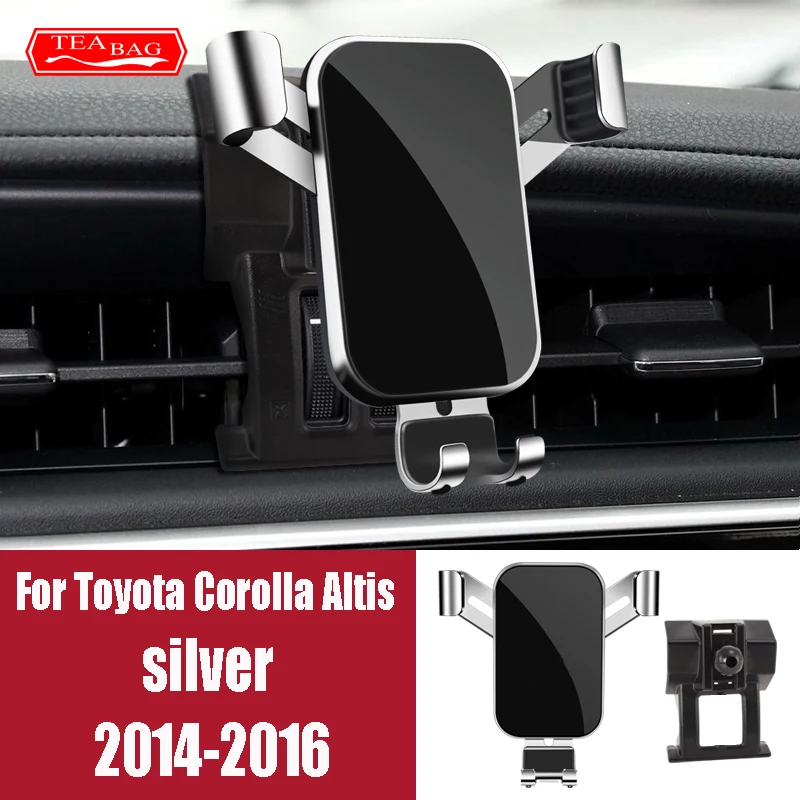 Adjustment Car Phone Holder For Toyota Corolla Altis 2014-2021 Auto Gravity GPS Stand Special Mount Air Vent Navigation Bracket image 2