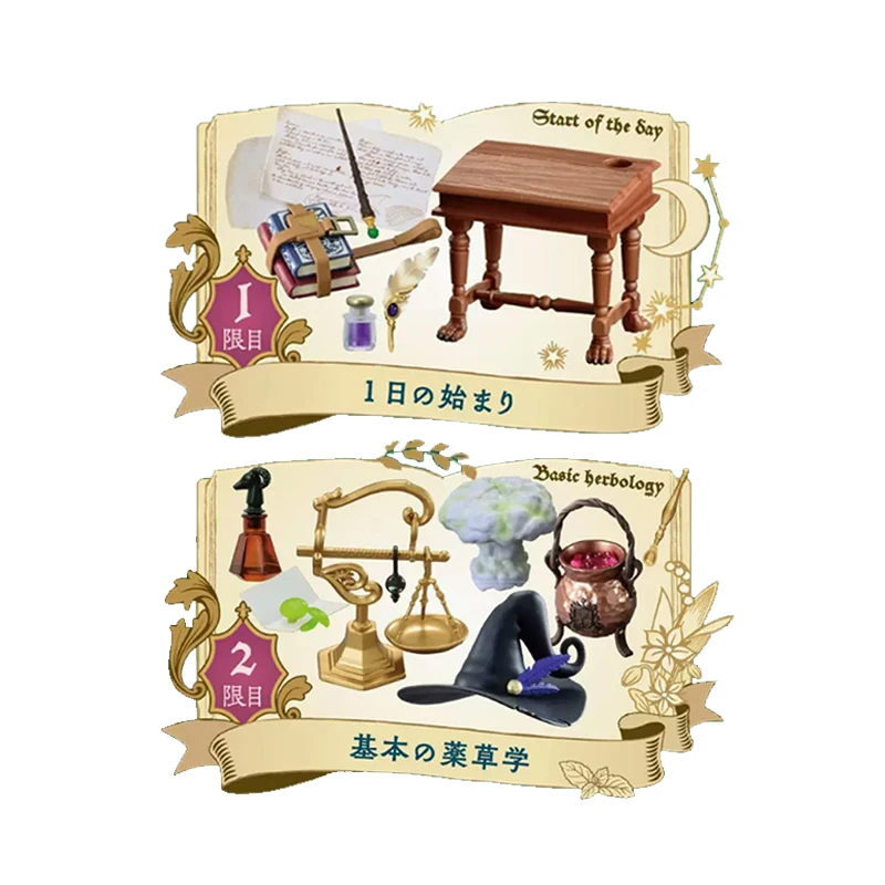 RE-MENT One Day at The School Of Magic And Magic, The Academy Biology Mini Diet Blind Box Mystery box