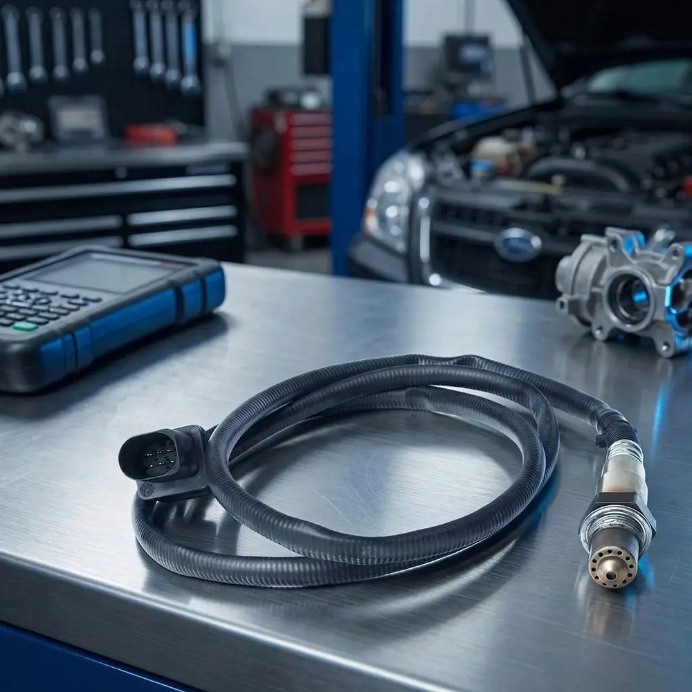 Universal Air Fuel Ratio Oxygen Lambda Sensor Metal Versatile Car Oxygen Sensor Wide Measuring Range High Resolution
